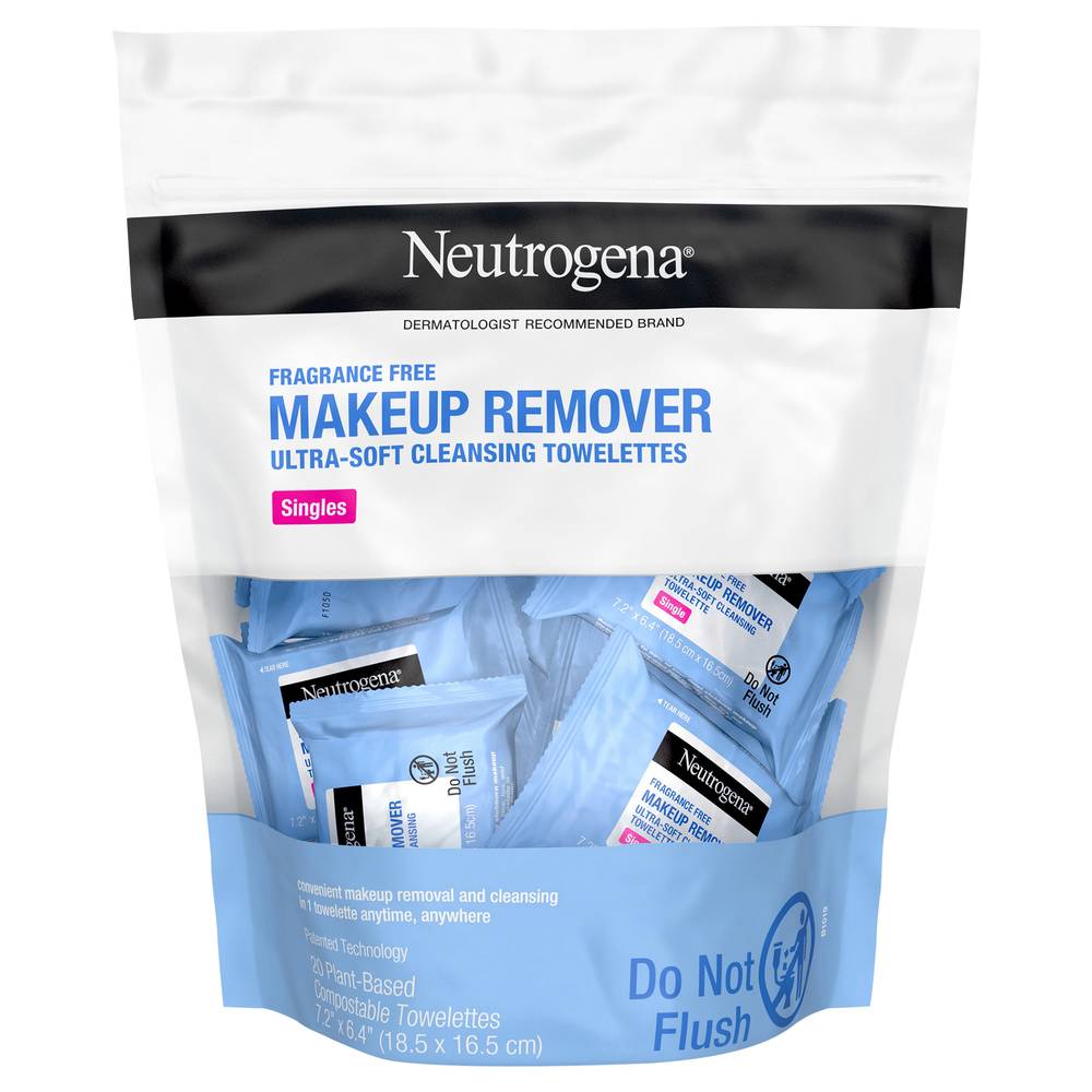 Neutrogena Fragrance-Free Makeup Remover Face Wipe Single (6.2 oz)