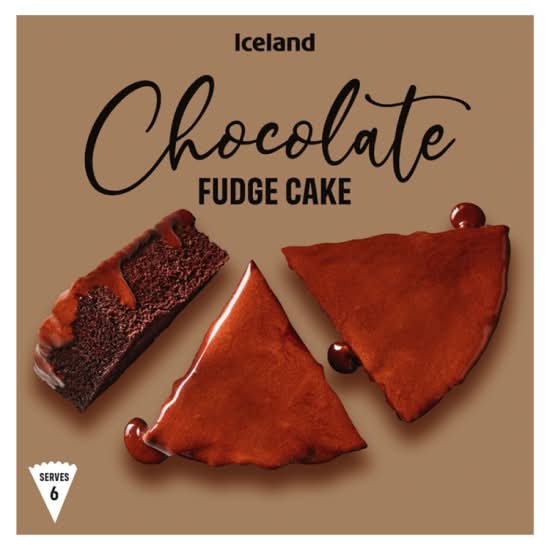 Iceland Chocolate Fudge Cake (450g)