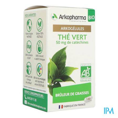 Arkogelules The Vert Bio Caps 130 Compléments minceur - Minceur