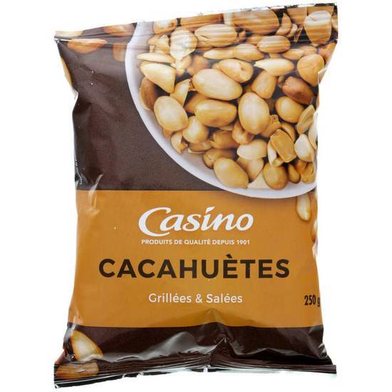 Casino cacahuètes grillées à sec salées 250g