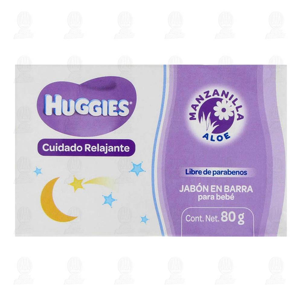 Huggies · Jabón hipoalergénico cuidado relajante (80 g)