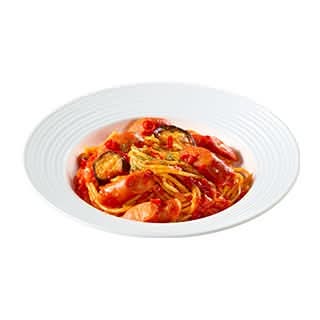 ガツンと！ 旨辛チョリソーのアラビアータ Strong Taste! Spicy 'n’ Delicious Chorizo Arrabbiata Pasta