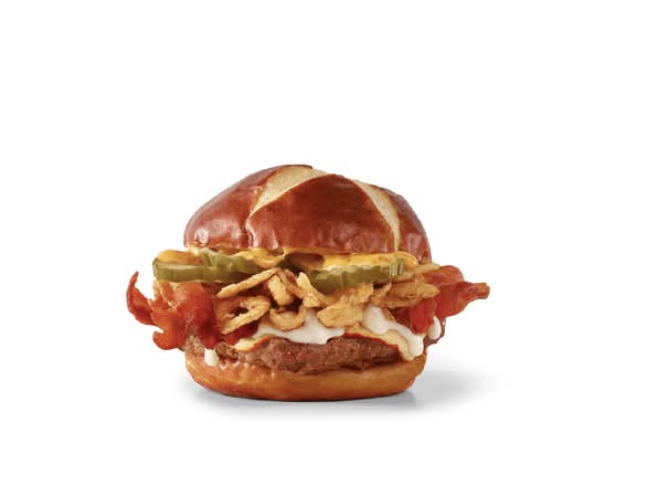 Pretzel Bacon Pub Chicken Sandwich