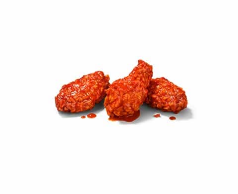 3 Hot Wings Dunked