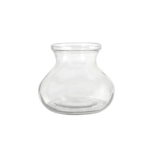 4.75" Clear Rustic Glass Vase By Ashland