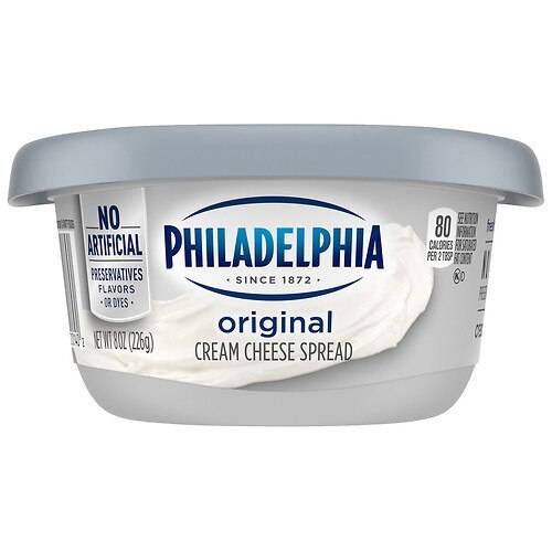 Philadelphia Original Cream Cheese Spread, Tub Original - 8.0 oz