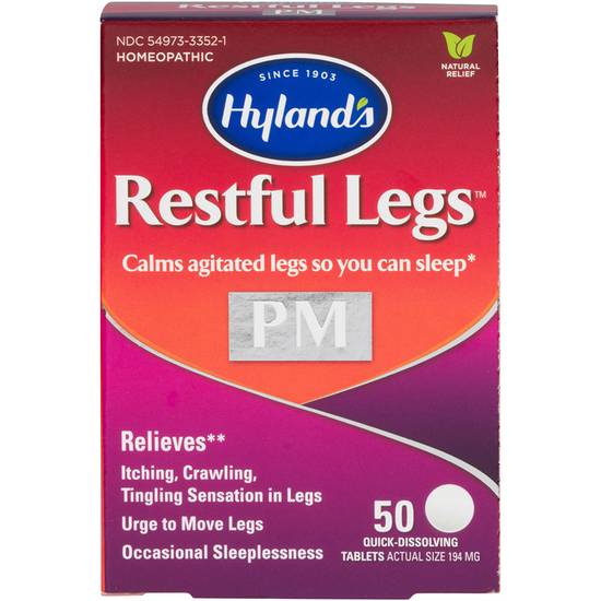 Hyland's Restful Legs PM Quick Dissolving Tablets (50 ct)