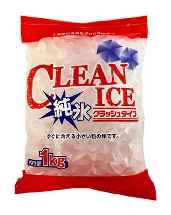 297482：〔冷凍〕クリーンアイス クラッシュタイプ 1KG / Clean Crushed Ice, 1KG