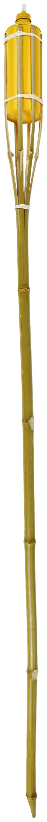 Outdoor Bamboo Tiki Torch, Orange