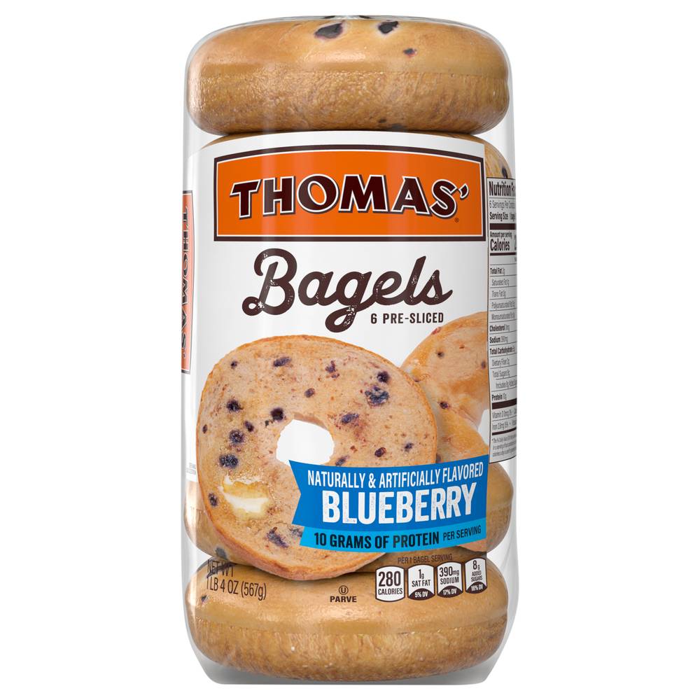 Thomas' Blueberry Bagels (6 ct)