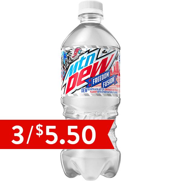 Mtn Dew Freedom Fusion 20oz