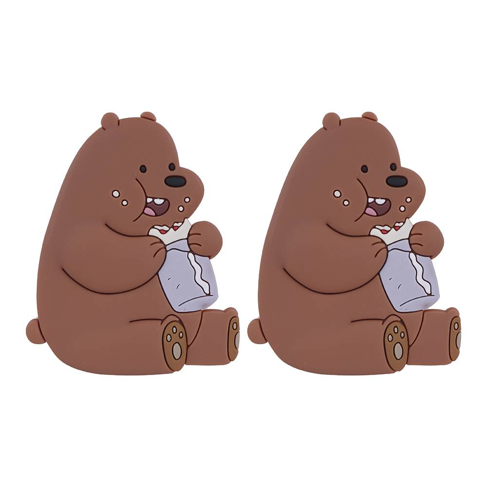 Miniso almohadillas parachoques pardo we bare bears (2 piezas)