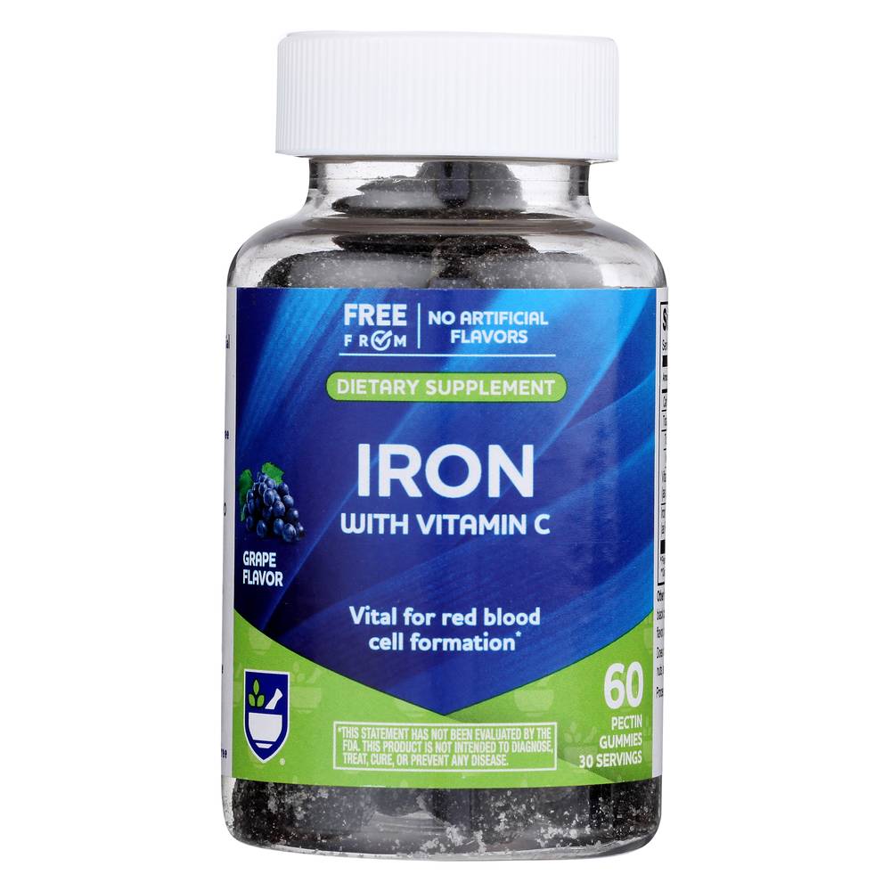 Rite Aid Iron with Vitamin C Gummy (60 ct)