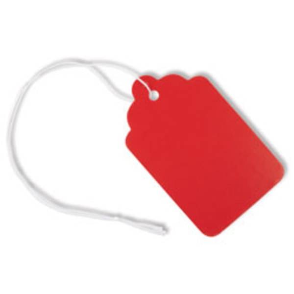 Office Depot Brand Merchandise Tags, Red