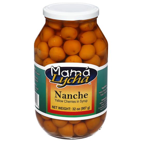 Mama Lycha Nance Nanche Yellow Cherries in Syrup