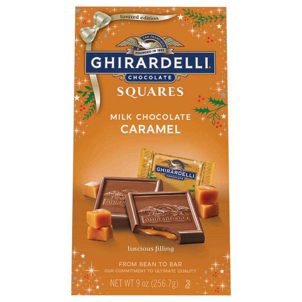 Ghirardelli Caramel Milk Chocolate Squares (9 oz)