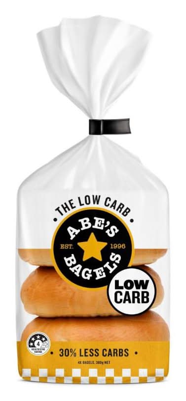 ABE'S Bagels Low Carb Bagels (360g, 4 pack)