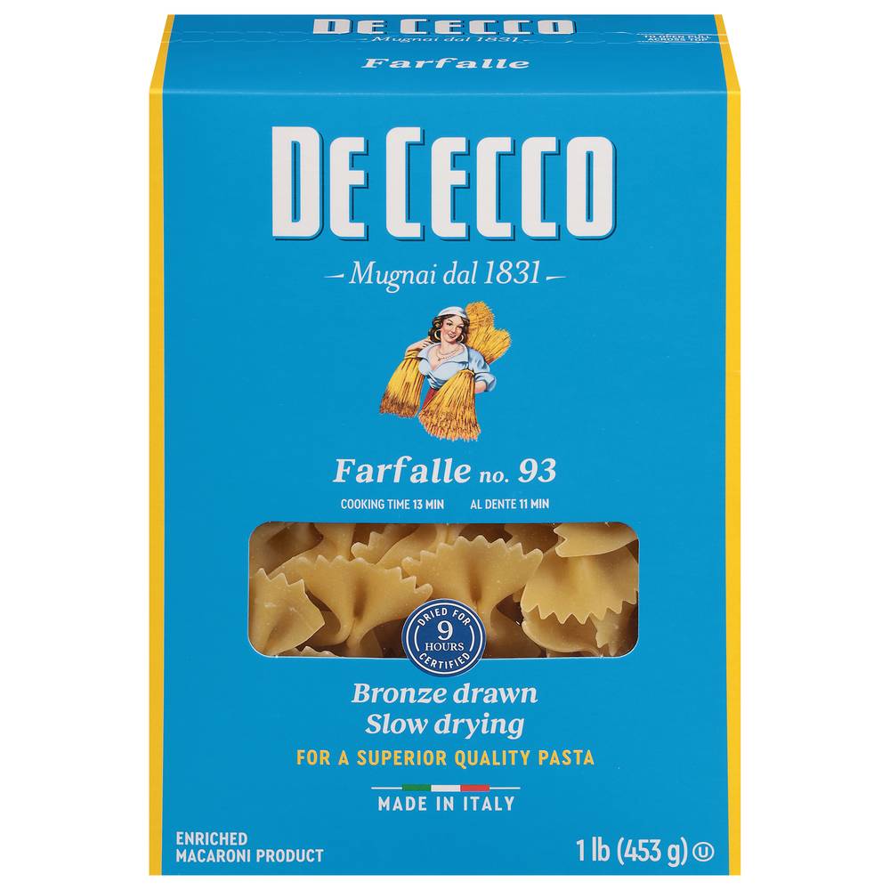 De Cecco Farfalle No.93 Pasta