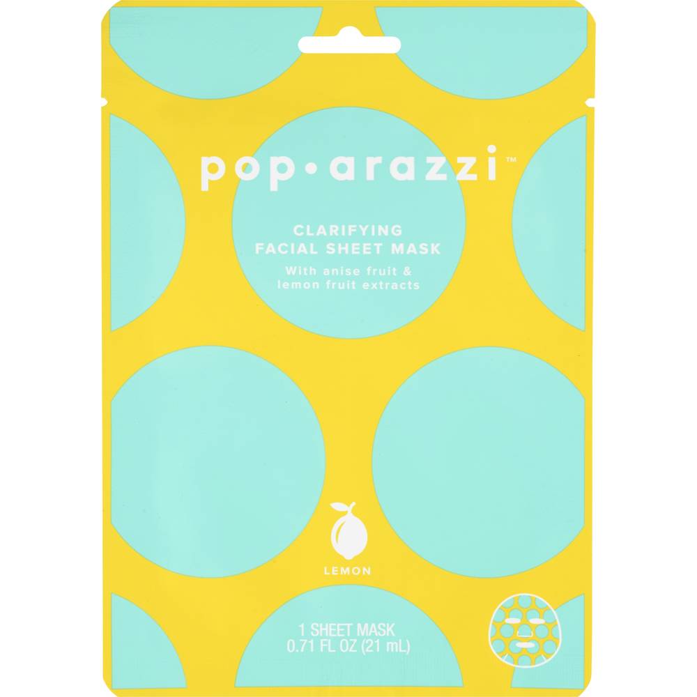 Pop-Arazzi Clarifying Lemon Facial Sheet Mask