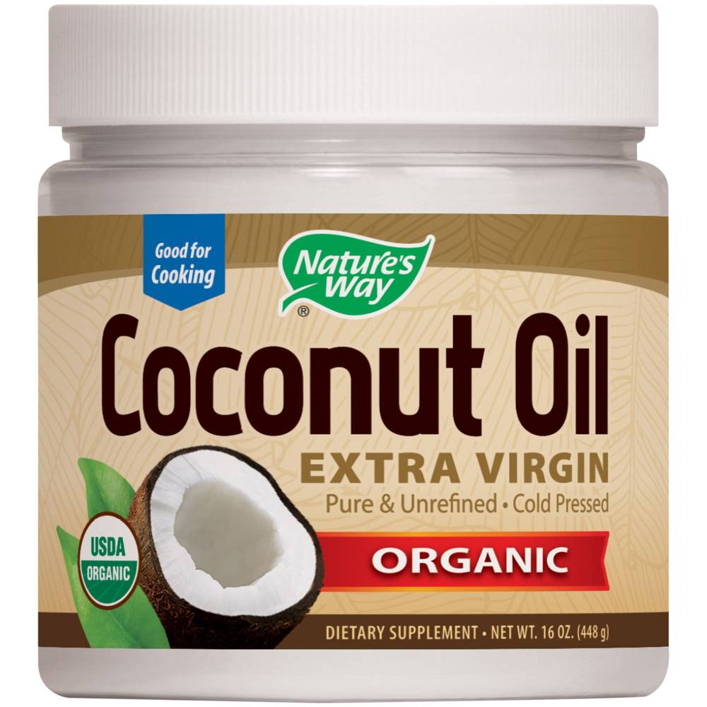 Nature's Way Organic Pure Extra Virgin Coconut Oil Dietary Supplement