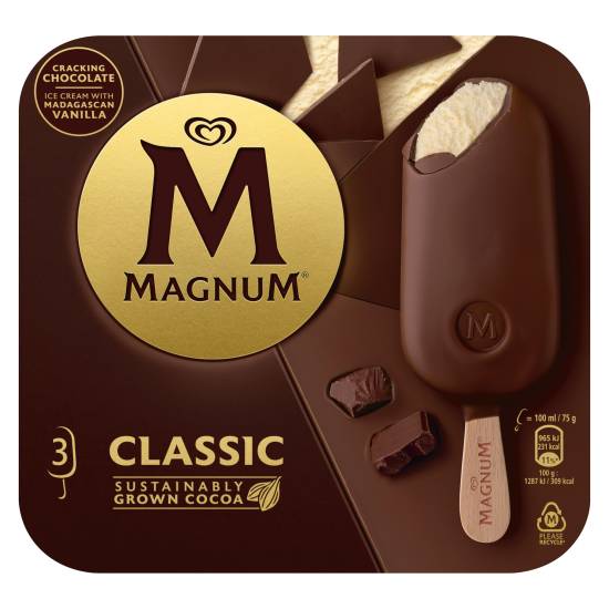 Magnum Ice Cream Classic Sticks (vanilla-chocolate)