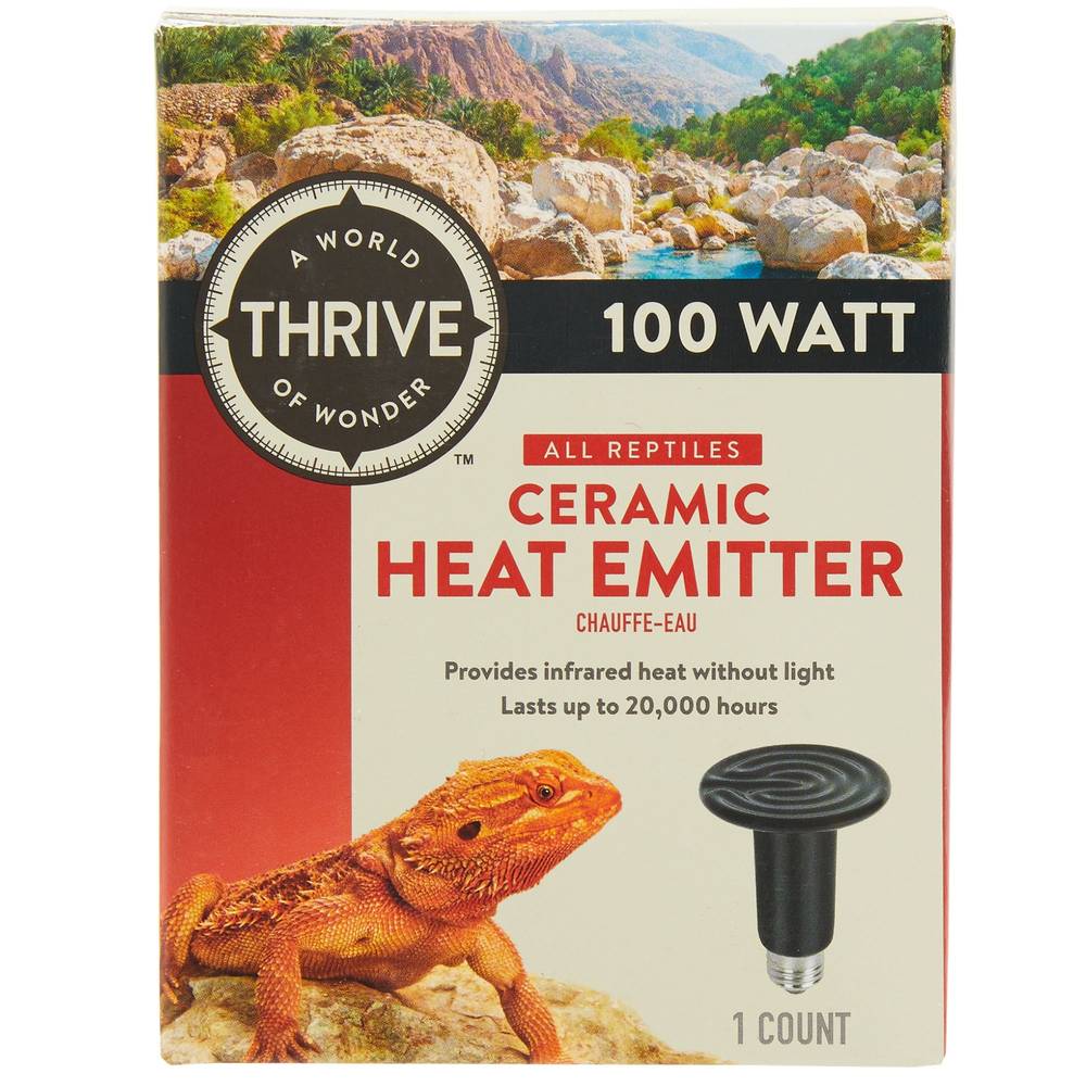 Thrive Reptile Ceramic Heat Emitter (100w)