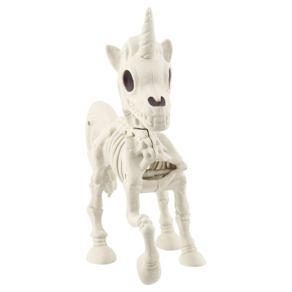 Seasons Halloween Skeleton Unicorn Decor