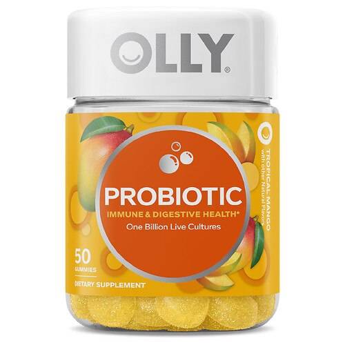 OLLY Probiotic Gummies Tropical Mango - 50.0 ea