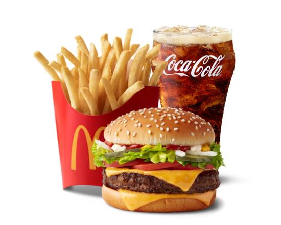 Quarter Pounder with Cheese Deluxe Meal