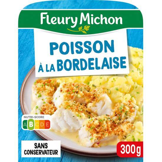 Fleury Michon - Plat cuisiné poisson à la bordelaise et pommes de terre
