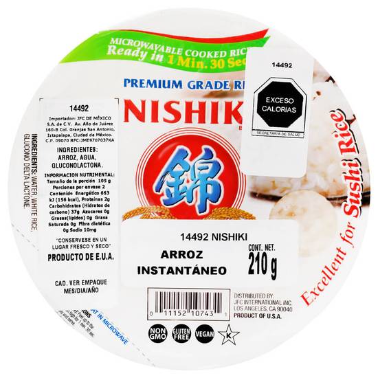 Nishiki arroz instantáneo