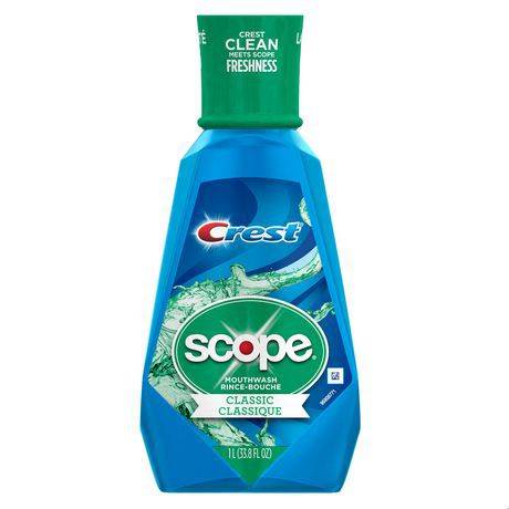 CREST Scope Cool Peppermint Classic Mouthwash (1 L)