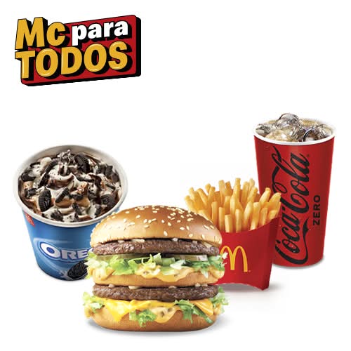 McTrío Big Mac mediano+McFlurry Oreo