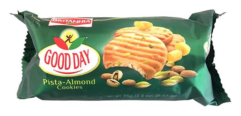 Britannia Good Day Pista Almond 75 g