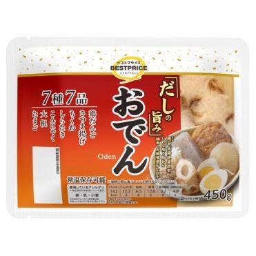 ベストプライス おでん7種7品 450g