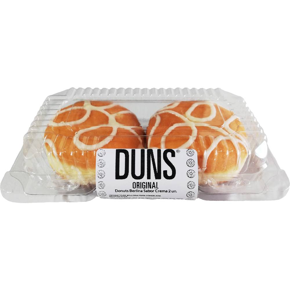 Duns · Donuts berlina - Crema (2 x 100 g)