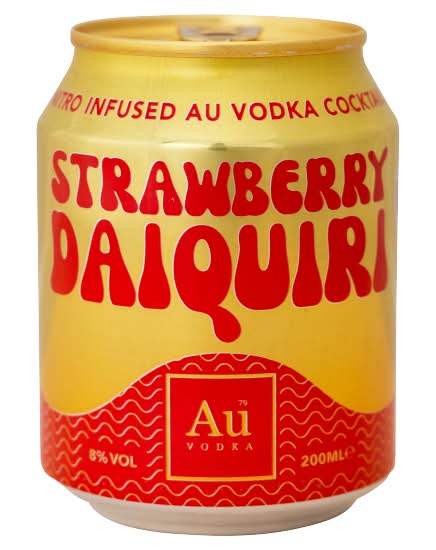 Au Vodka Strawberry, Vodka Daiquiri Cocktail (200ml)