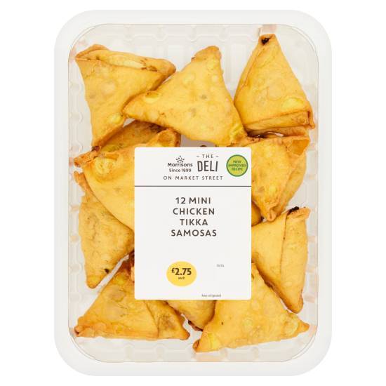 Morrisons The Deli on Market Street Mini Chicken Tikka Samosas (12 pack)