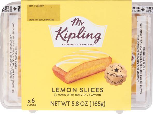 Mr Kipling Slices Cake (lemon) (6 ct)