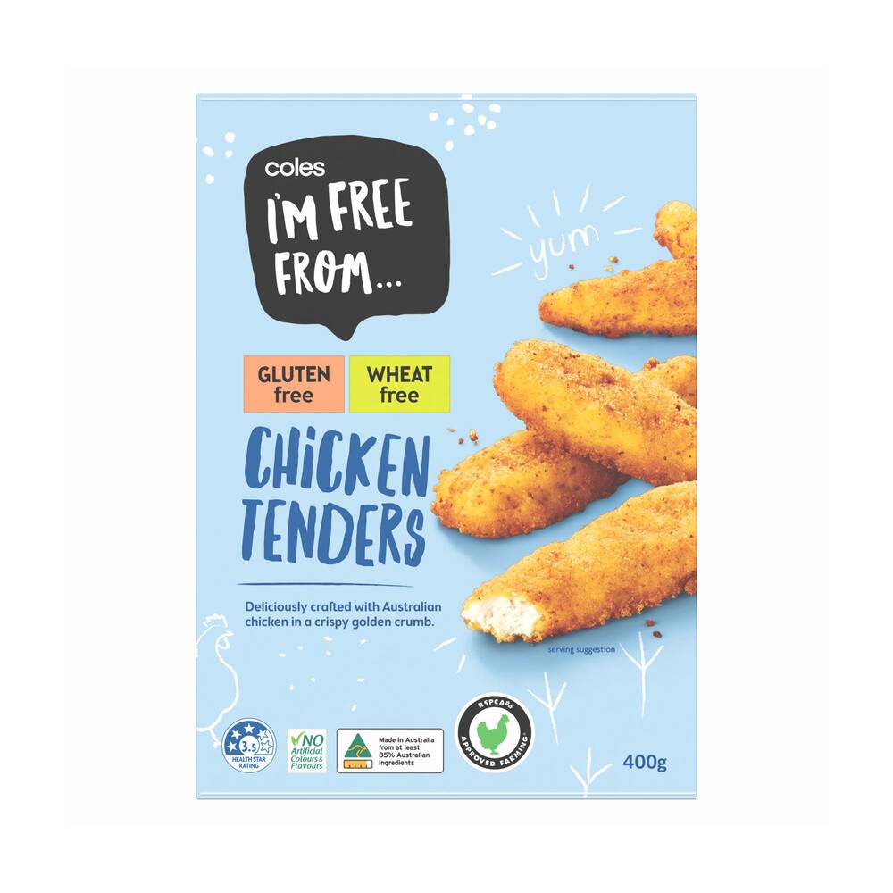 Coles Im Free From Chicken Tenders 400g