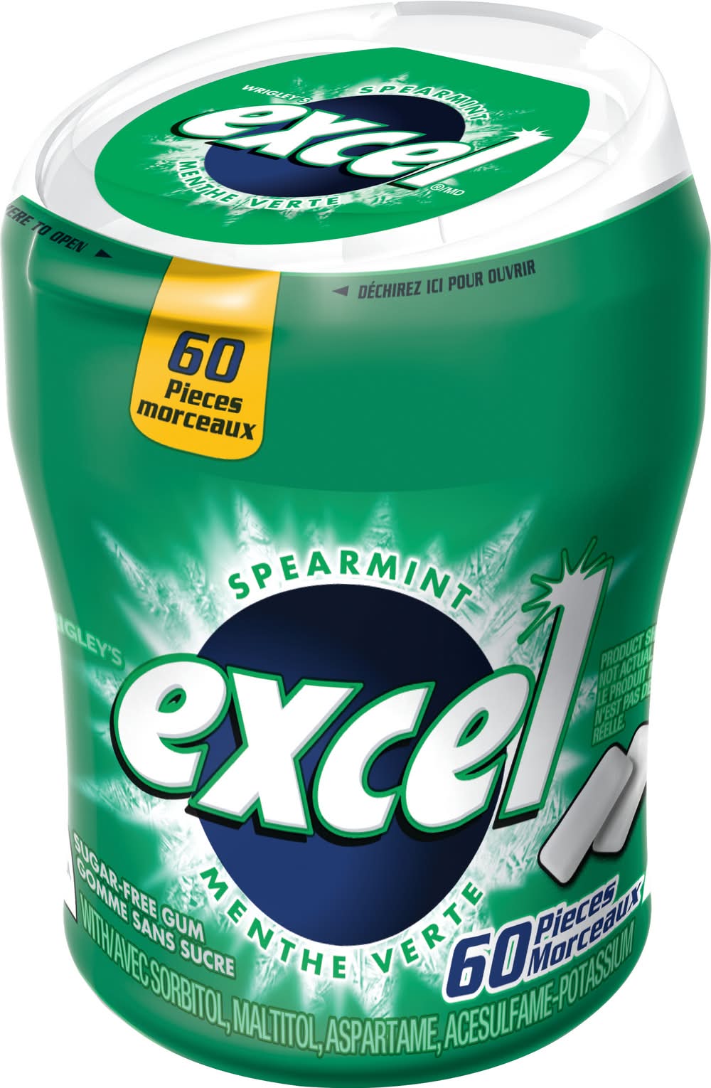 Excel Gums, Spearmint (84 g, 60 ct)