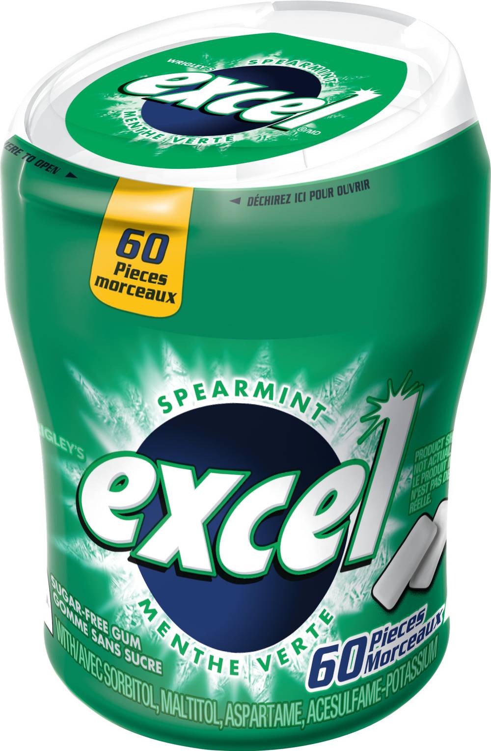 Excel Gums, Spearmint (84 g, 60 ct)