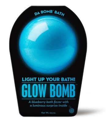Da Bomb Bath Fizzers Glow Blue Bath Bomb (6.5 oz)