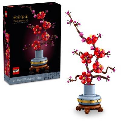 LEGO Icons Plum Blossom Flower Décor Display Set For Office Décor 10369 (327 ct)