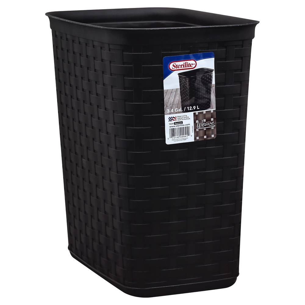 Sterilite 3.4 Gal Wastebasket