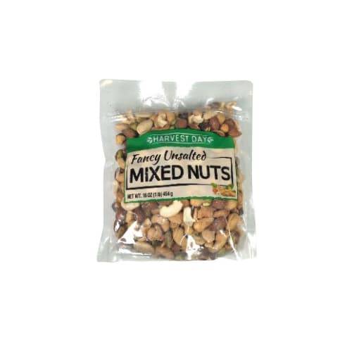 Harvest Day Fancy Unsalted Mixed Nuts (16 oz)