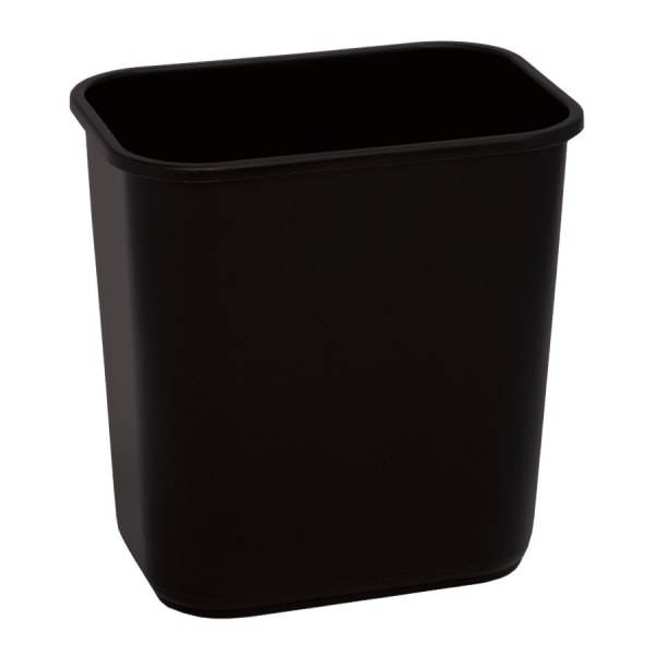 Highmark Black Wastebasket