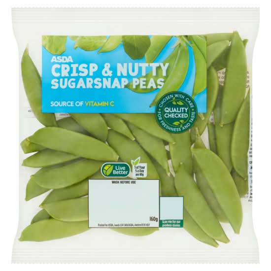 ASDA Crisp & Nutty Sugarsnap Peas (160g)