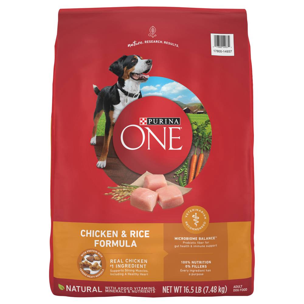 Purina One Chicken & Rice Formula Adult Dog Food