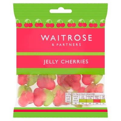 Waitrose Jelly Cherries (65g)